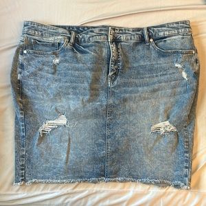 Torrid denim skirt